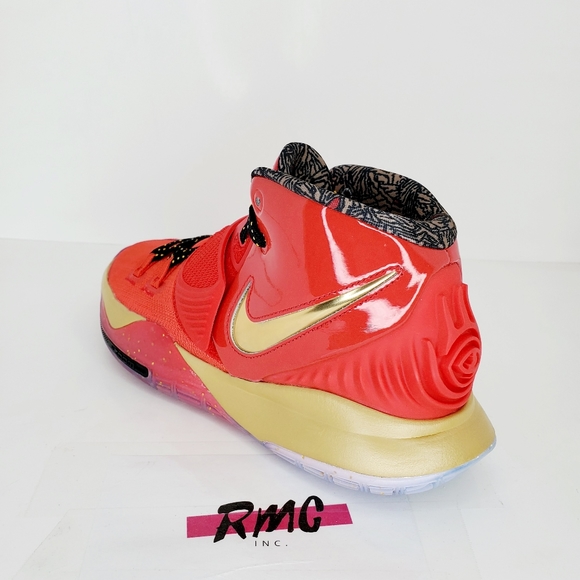 Nike Kyrie 6 All Star Trophies Red Gold CD5026-900 - Picture 3 of 7